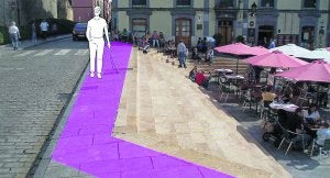 Mil obstáculos en pleno centro