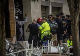 Los incidentes ocurrieron el domingo por la mañana en un local hostelero de la calle Abendaño, en Vitoria.