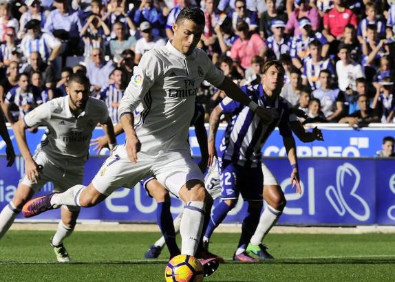 Cristiano Ronaldo ha empatado el partido de penalti.