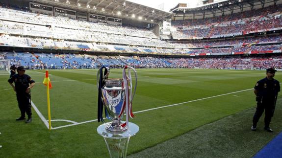 La final de la Liga de Campeones disputada en el Bernabéu en 2010. 