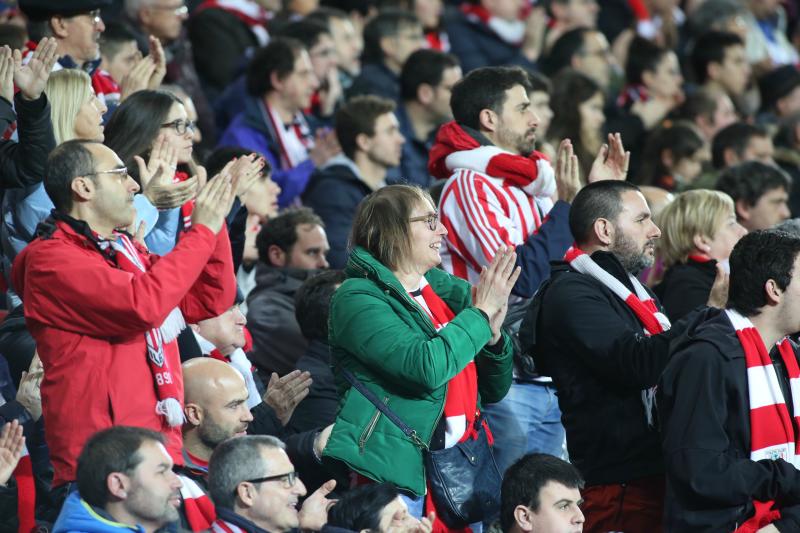 Partido ante el Barcelona en San Mamés