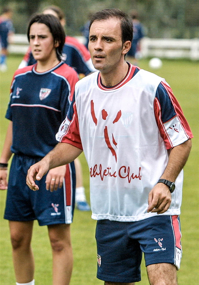 Juaristi fue el primer entrenador del Athletic.
