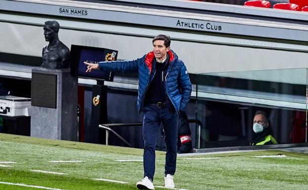 Marcelino: «Es uno de los partidos que más satisfecho estoy» 