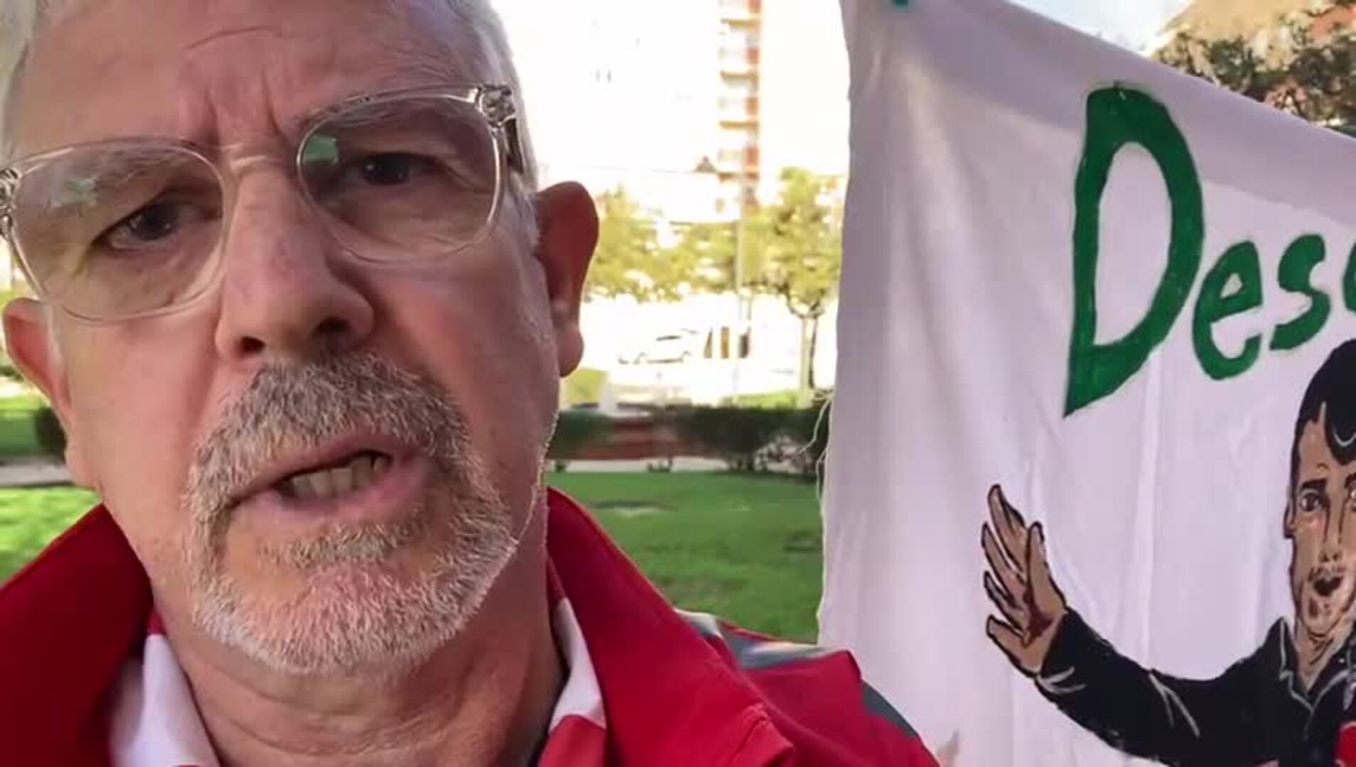 La hinchada valenciana del Athletic