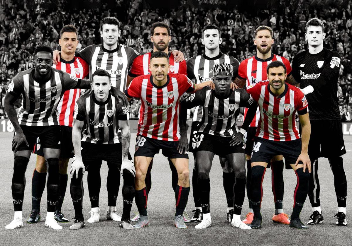 Alineación del Athletic del domingo frente al Barça.