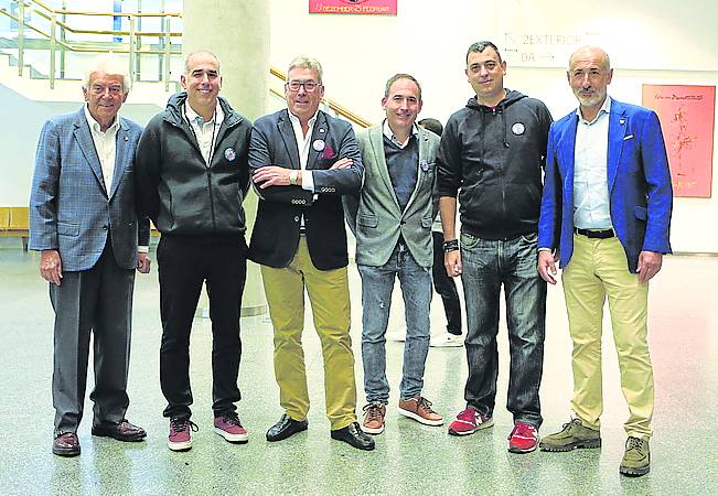 José Julián Lertxundi, Ander Lasuen, Marcelino Gorbeña, 'Iñigo Lasuen, Eder Martínez de Aramaiona y Ator Elizegi. 