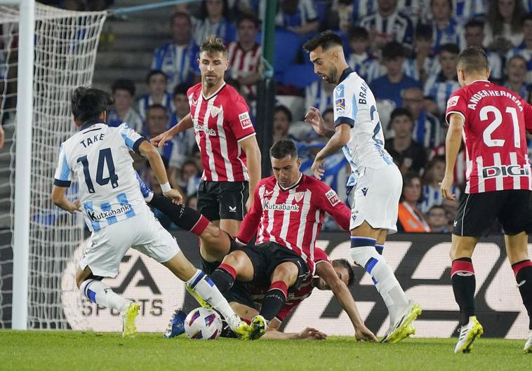 El Athletic sufre una mala noche en el derbi