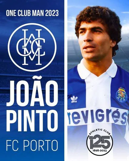 El Athletic galardona a João Pinto, exjugador del Oporto, con el One Club Man 2023