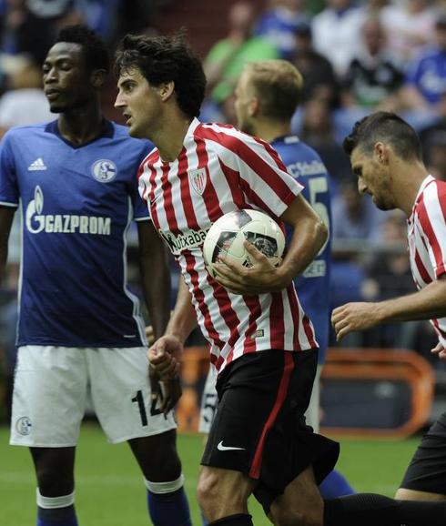 San José estrenó su cuenta goleadora de este curso el domingo contra el Schalke 04.