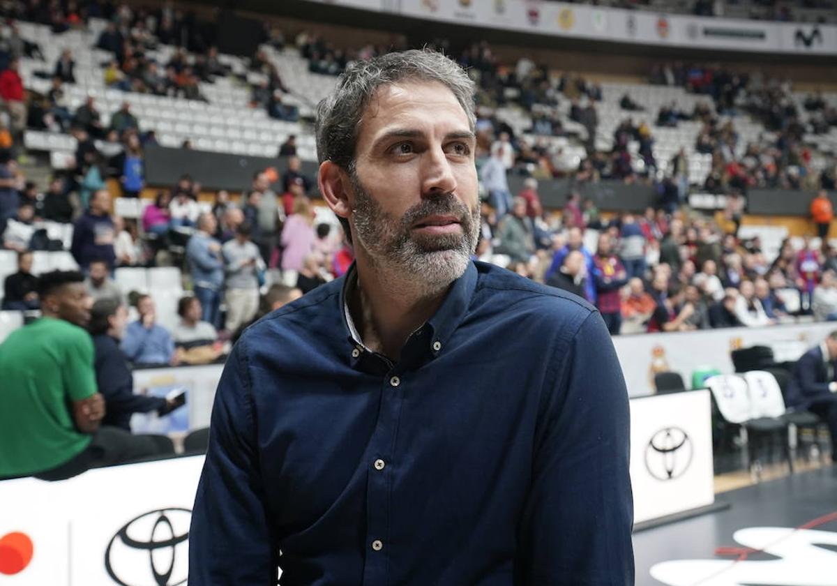 Berni Rodríguez está en Badalona como embajador de Unicaja.