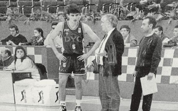 Perasovic y Hevia en la temporada 1992-93. 