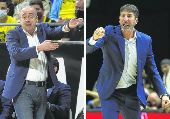 Txus Vidorreta y Álex Mumbrú comenzaron sus carreras como entrenadores profesionales en el banquillo del Bilbao Basket.