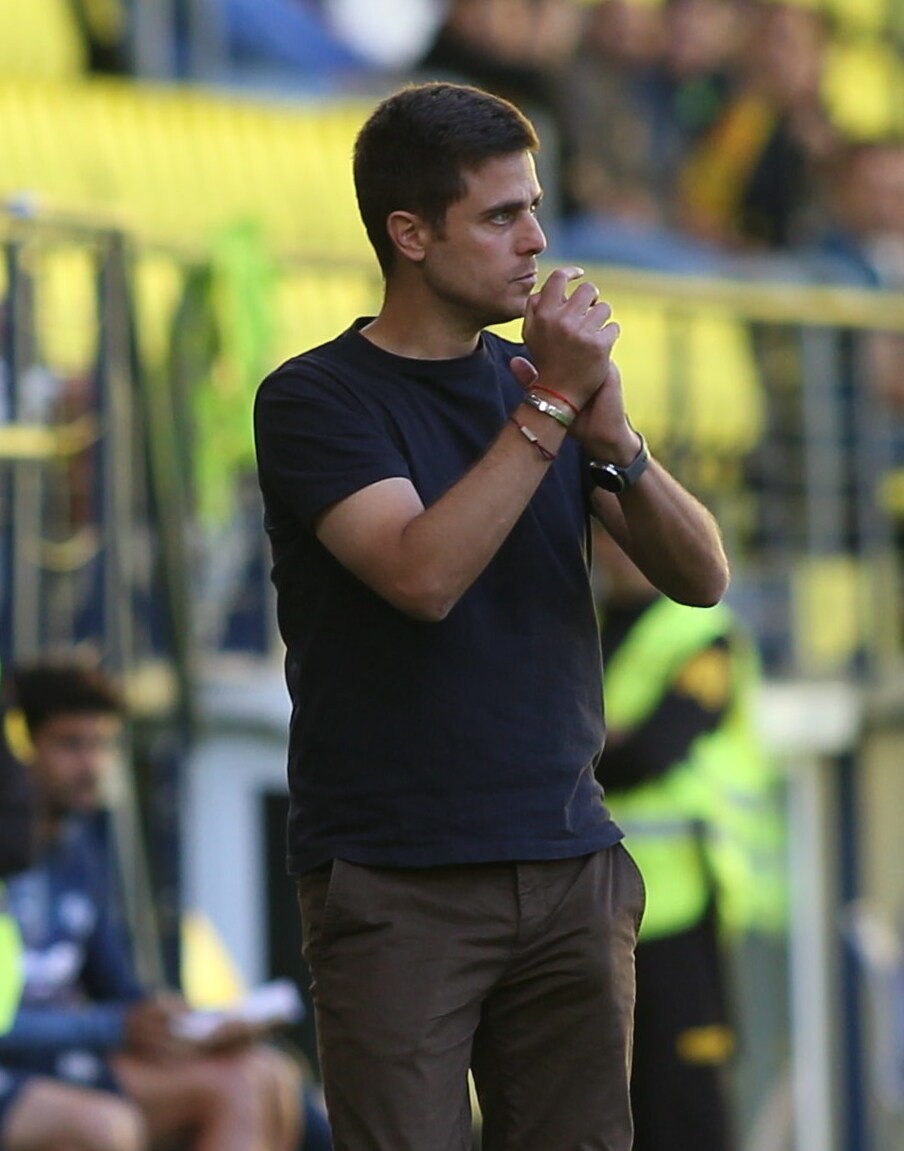 Alessio Lisci, entrenador del Mirandés: «Es un resultado demasiado abultado»