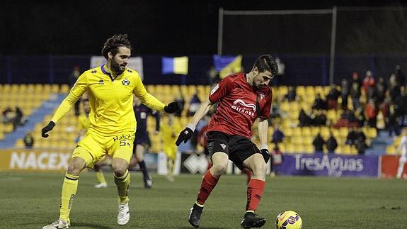 Un momento del partido disputado el pasado sábado ante el Alcorcón. 