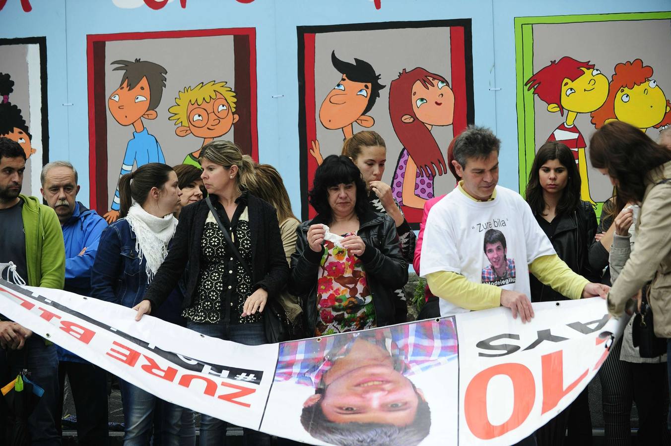 Concentración por Hodei Egiluz tras siete meses desaparecido