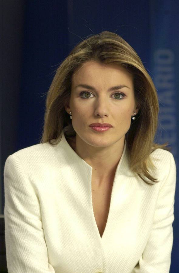 Letizia Ortiz, presentadora de informativos de TVE.