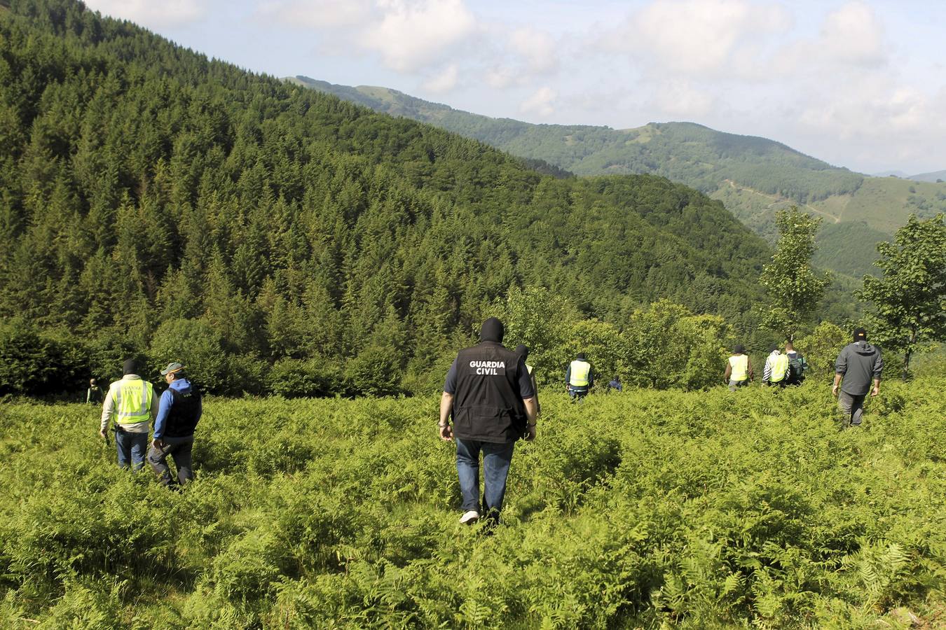 Desmantelan el &#039;bosque de Gudaris&#039; que homenajeaba a etarras muertos