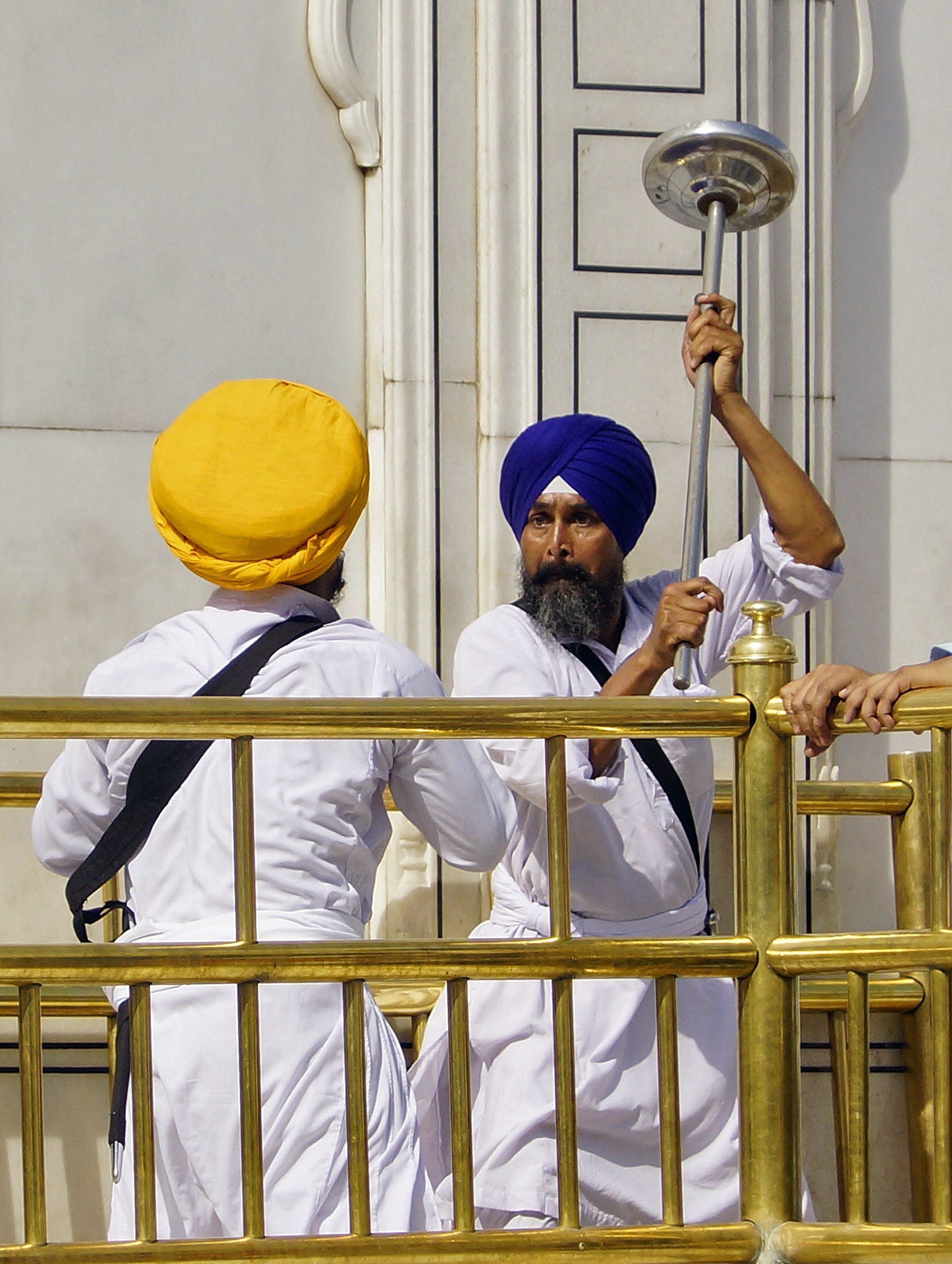 Los enfrentamientos en el Templo Dorado de India, en imágenes