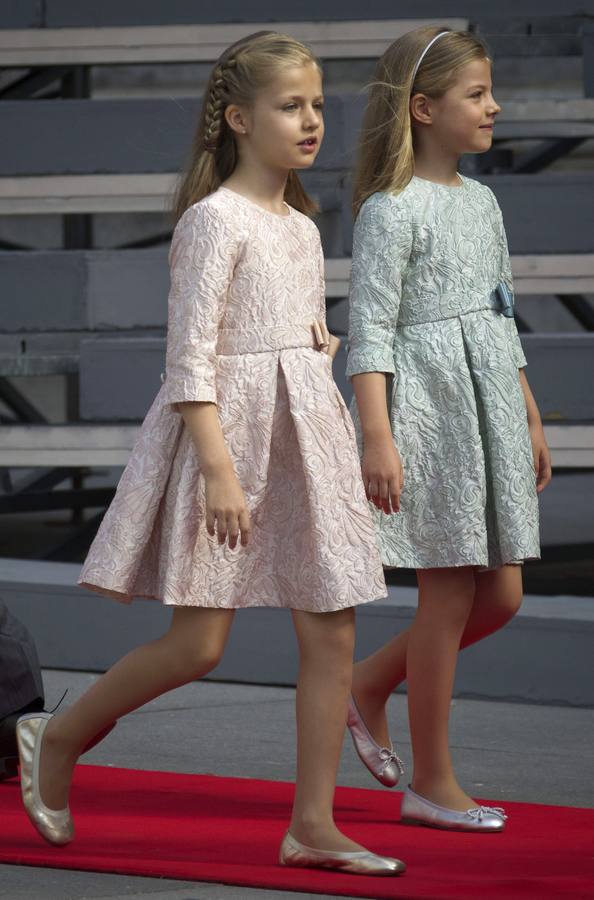 Leonor, con ocho años, la heredera más joven a un trono europeo