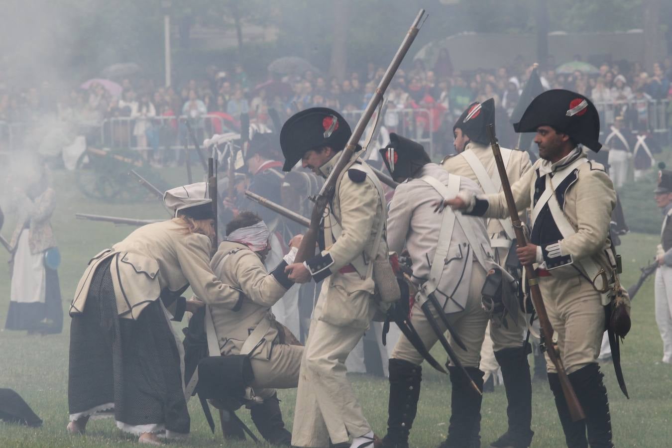 Recreación de la batalla de Armentia