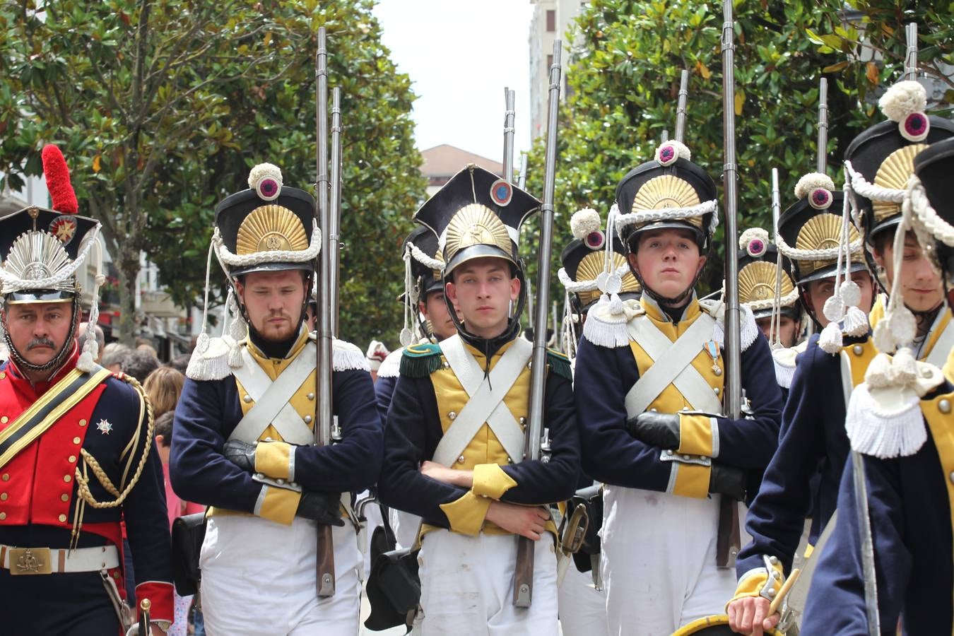 Batalla de Vitoria. Desfile