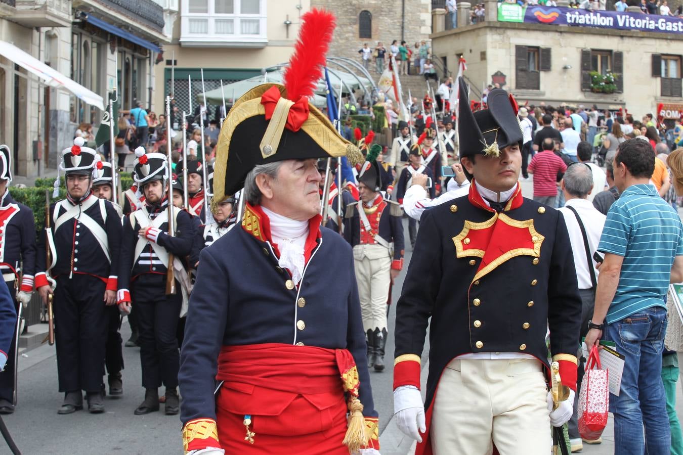 Batalla de Vitoria. Desfile
