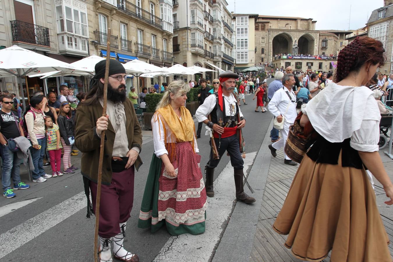 Batalla de Vitoria. Desfile