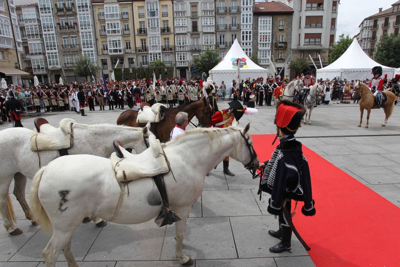 Batalla de Vitoria. Desfile