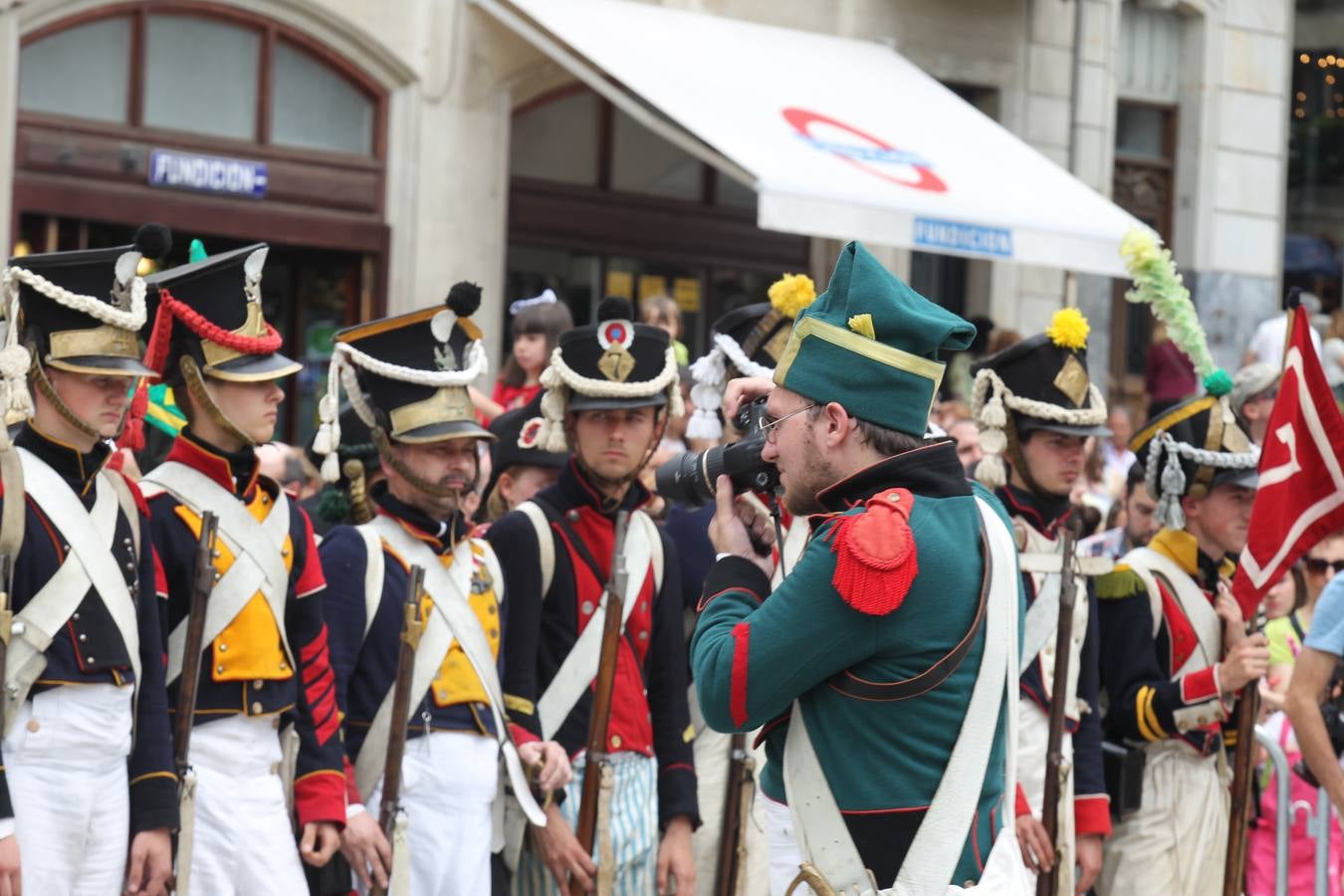 Batalla de Vitoria. Desfile