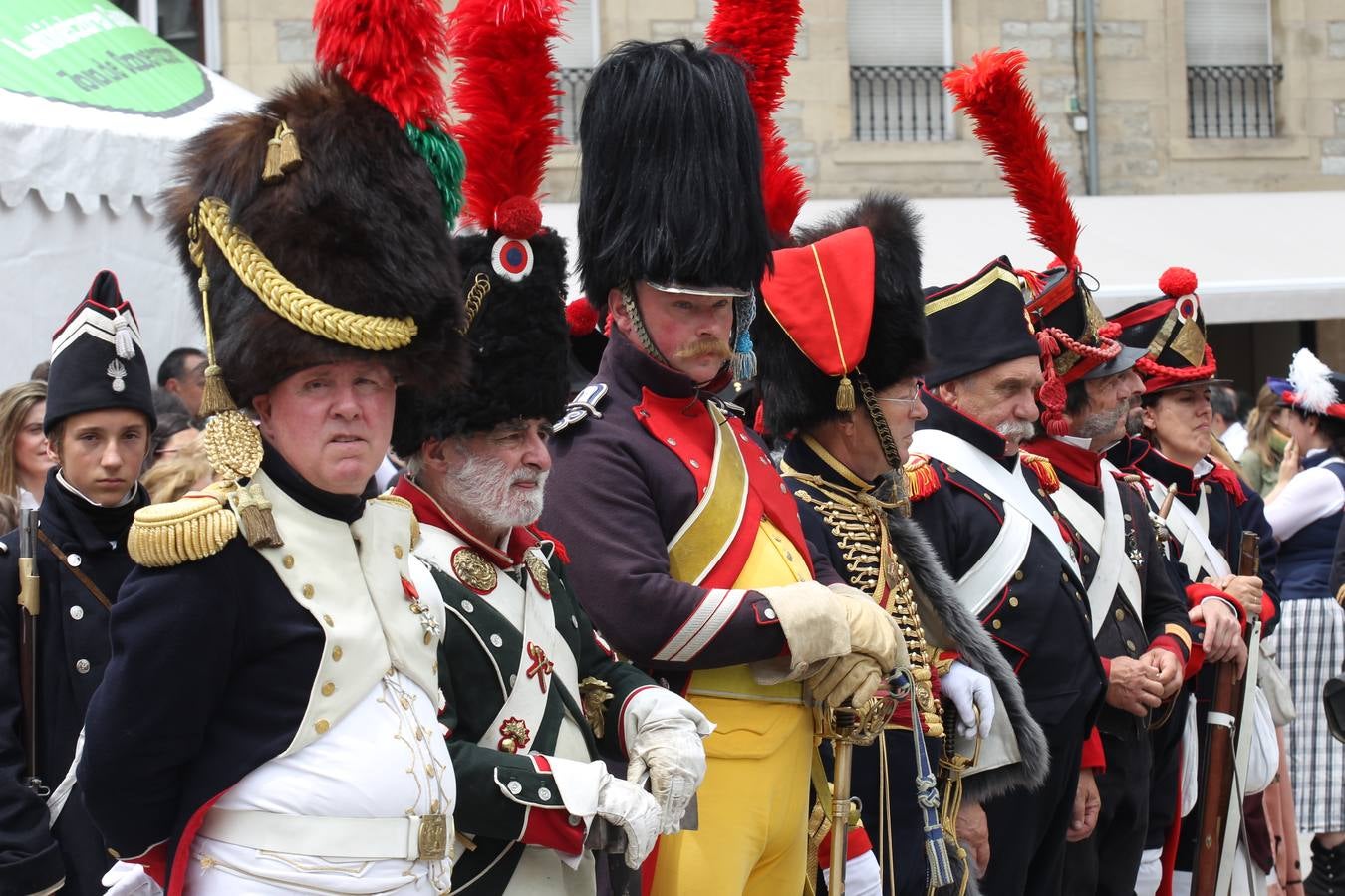 Batalla de Vitoria. Desfile