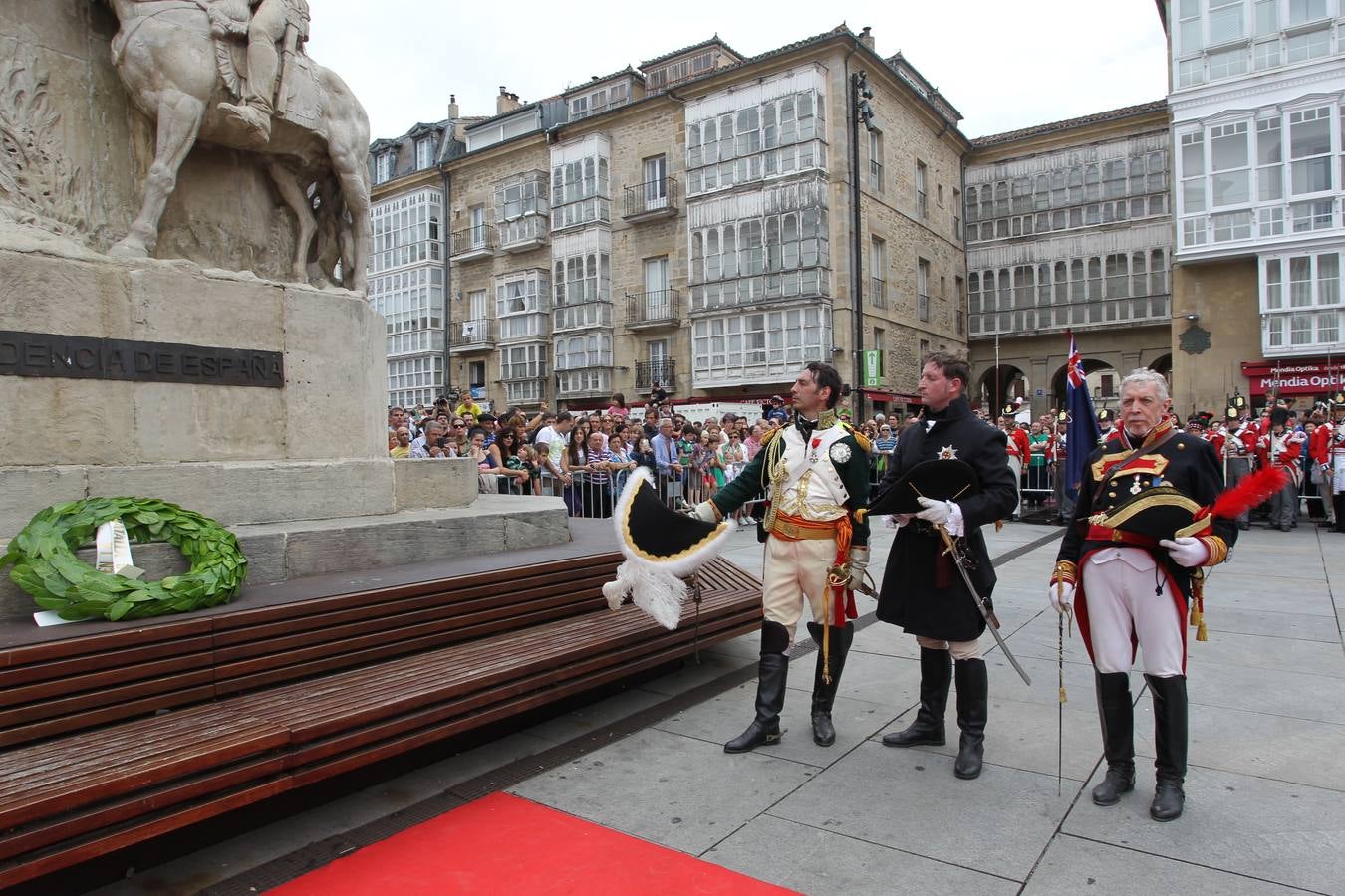 Batalla de Vitoria. Desfile