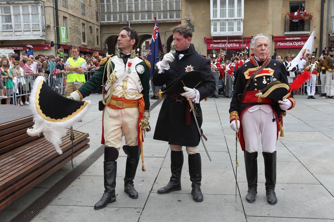 Batalla de Vitoria. Desfile