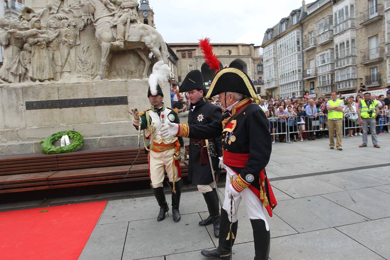 Batalla de Vitoria. Desfile