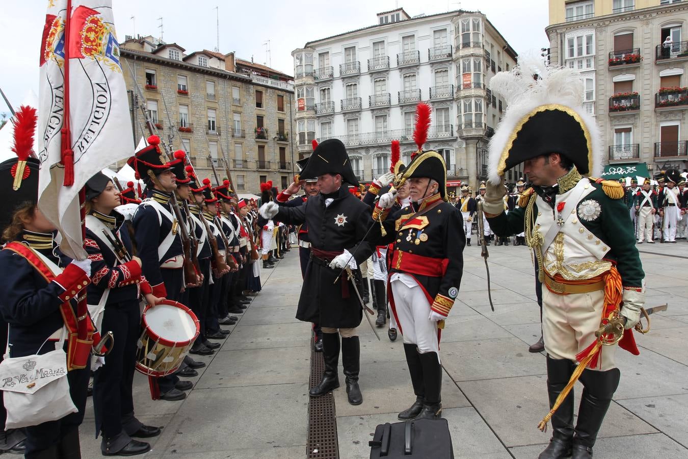 Batalla de Vitoria. Desfile
