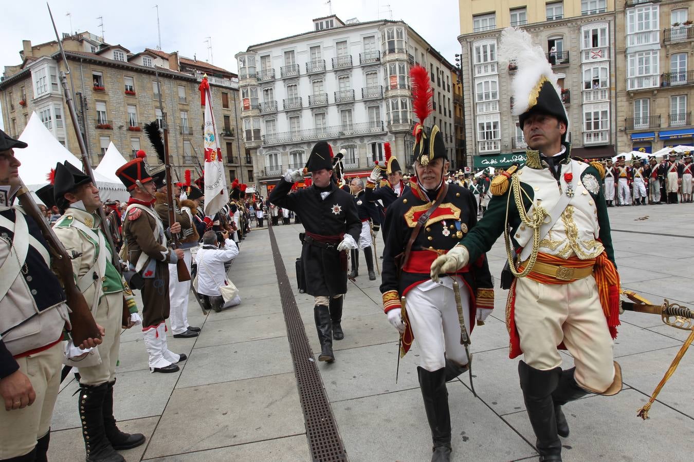 Batalla de Vitoria. Desfile