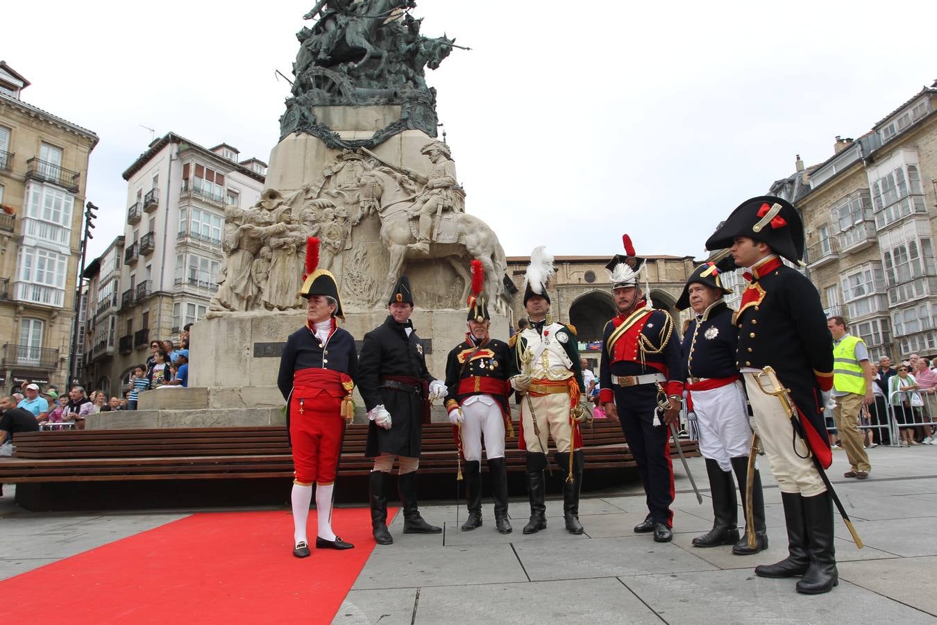 Batalla de Vitoria. Desfile
