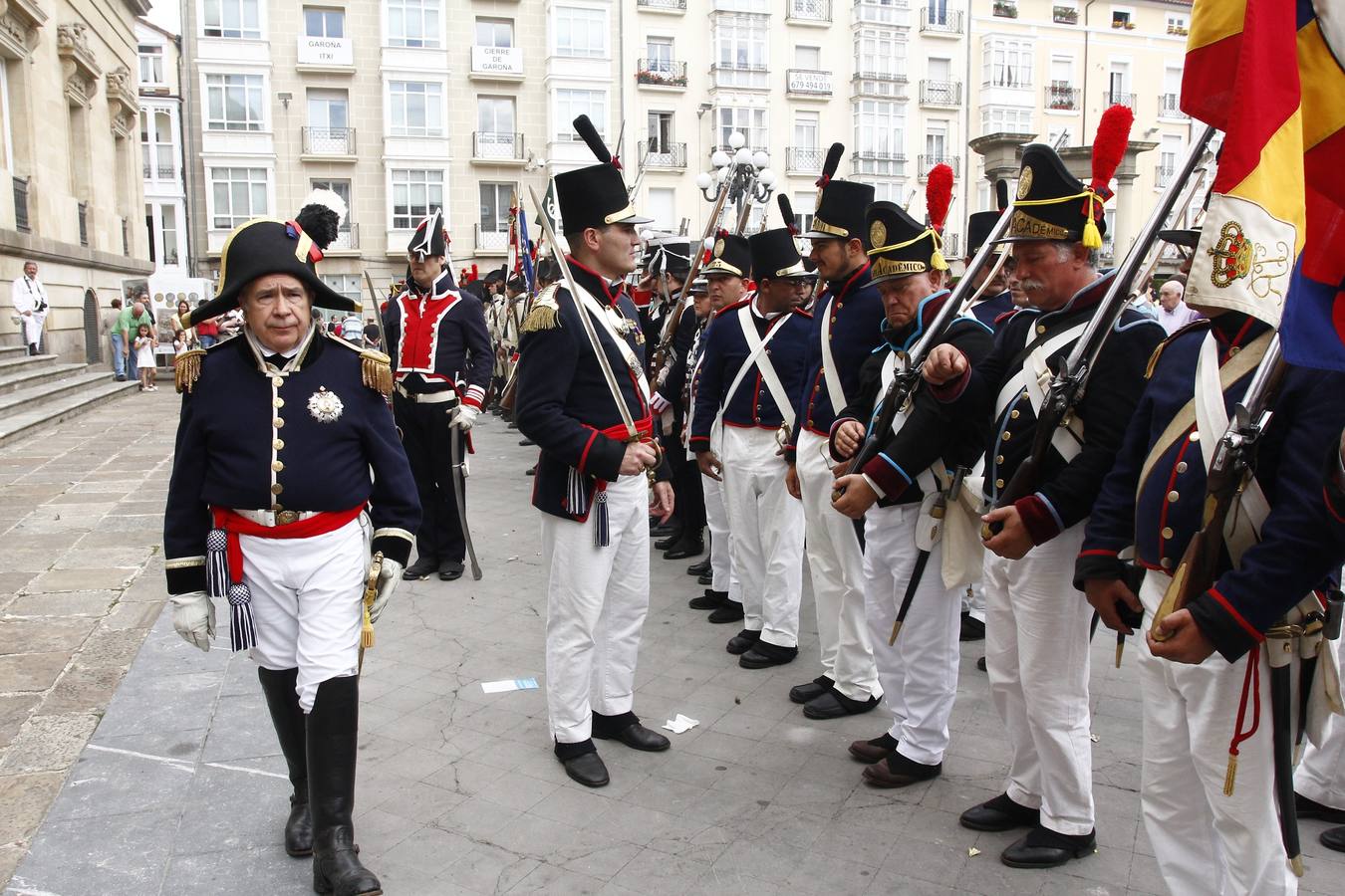 Batalla de Vitoria. Desfile
