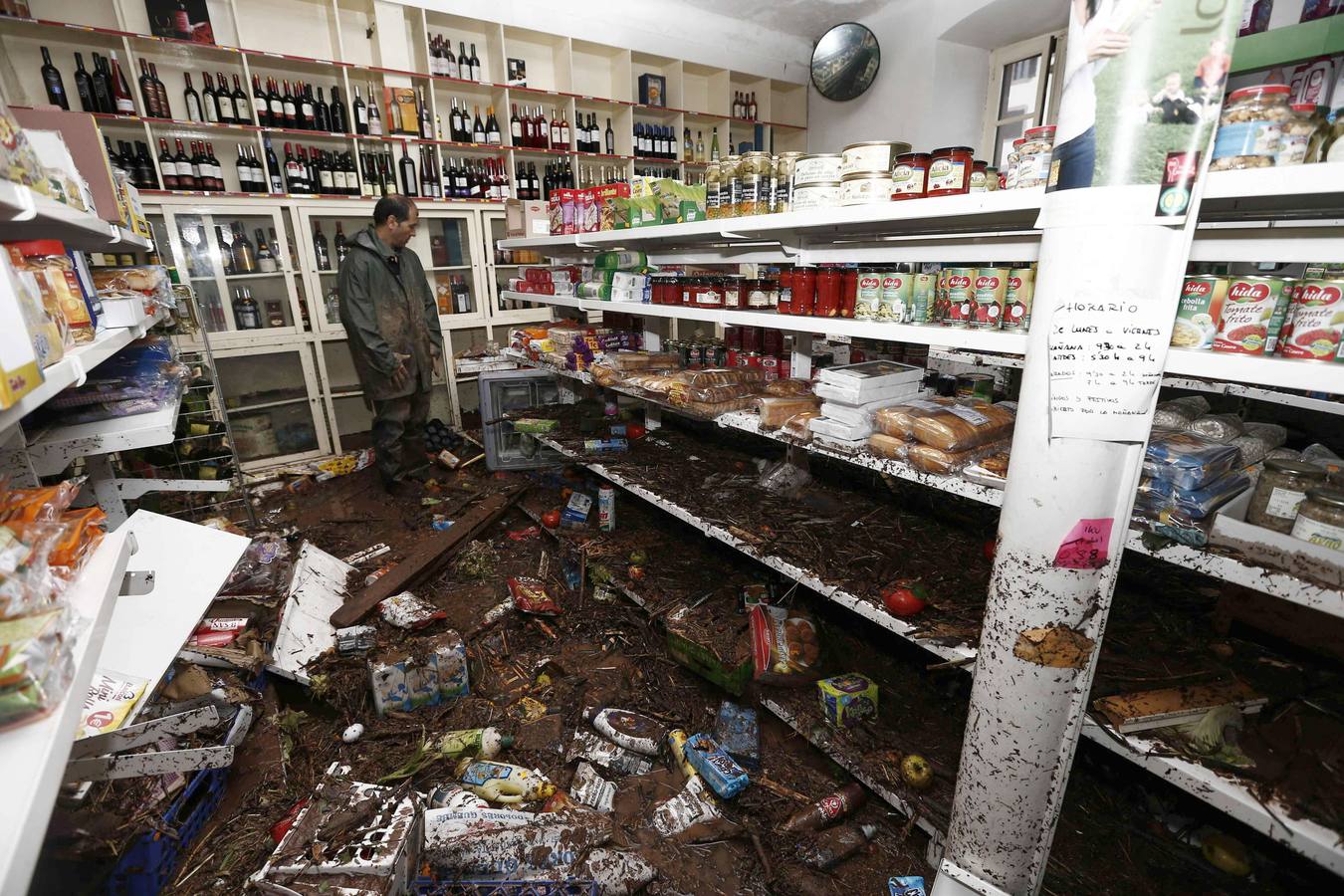 Elizondo, uno de los puntos más afectados por las inundaciones que azotan el Baztan