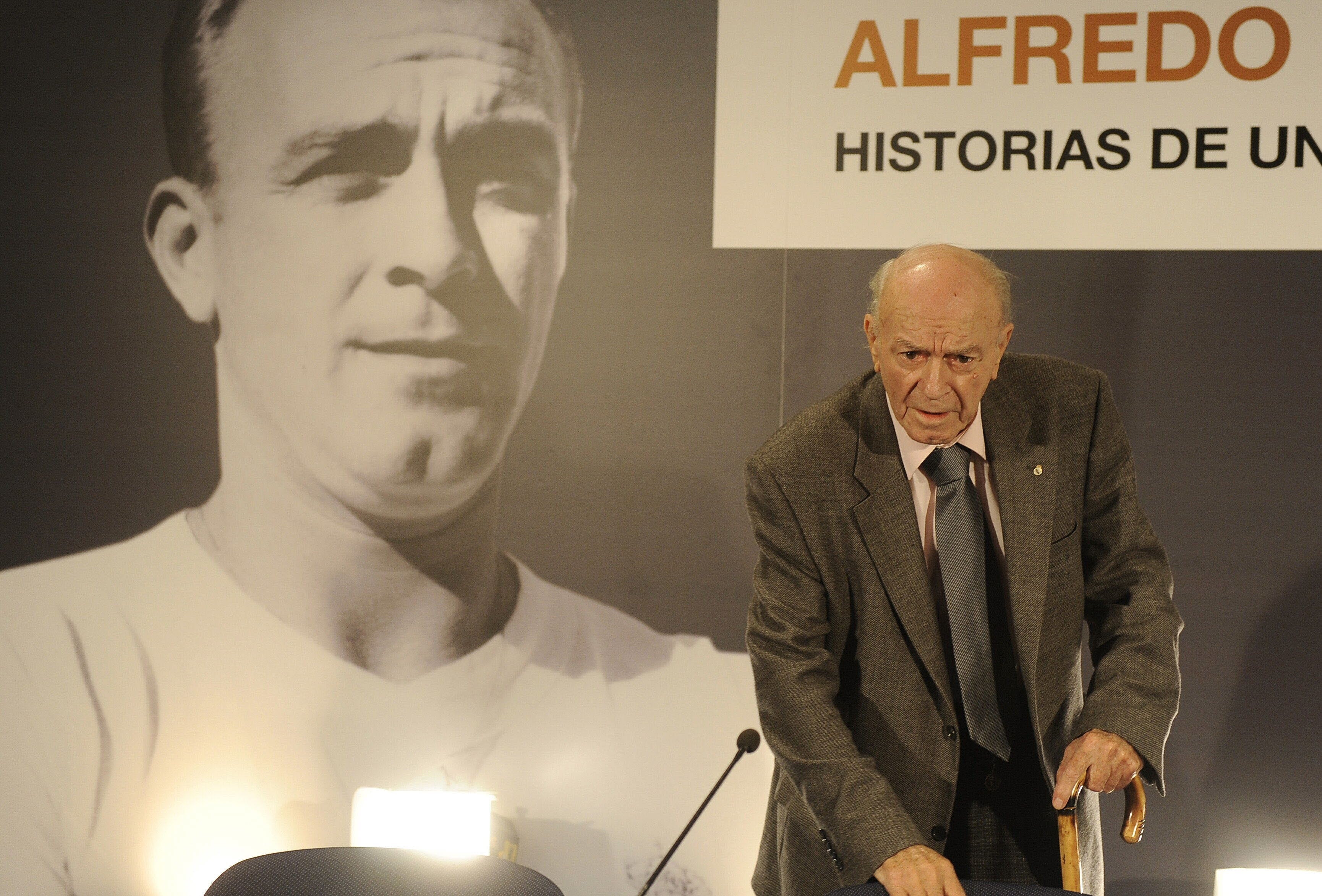 Di Stefano, en la presentación de su libro 'Di Stéfano: Historias de una leyenda'