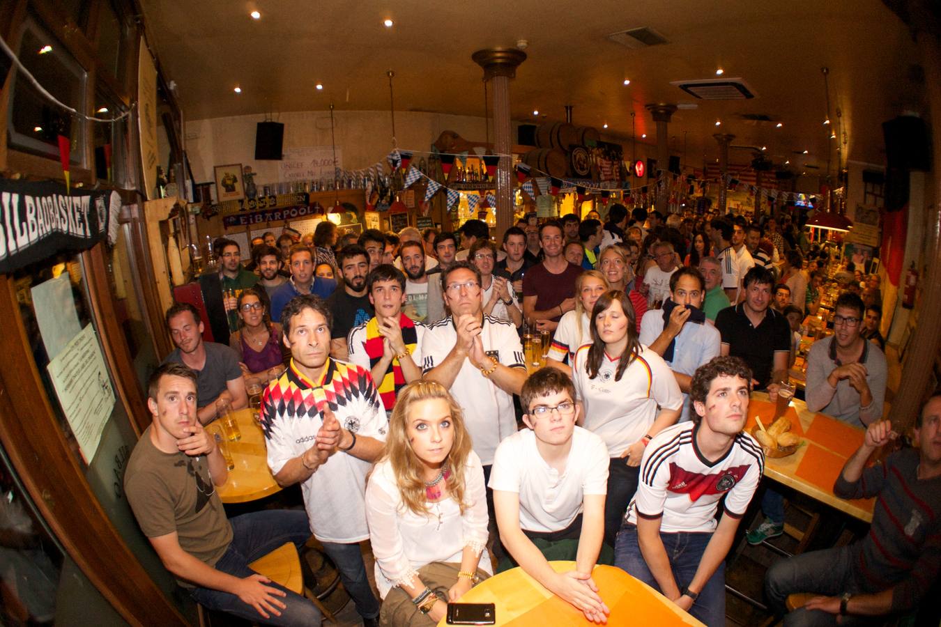 Así se vivió el partido de Alemania contra Brasil en el bar teutón de Bilbao