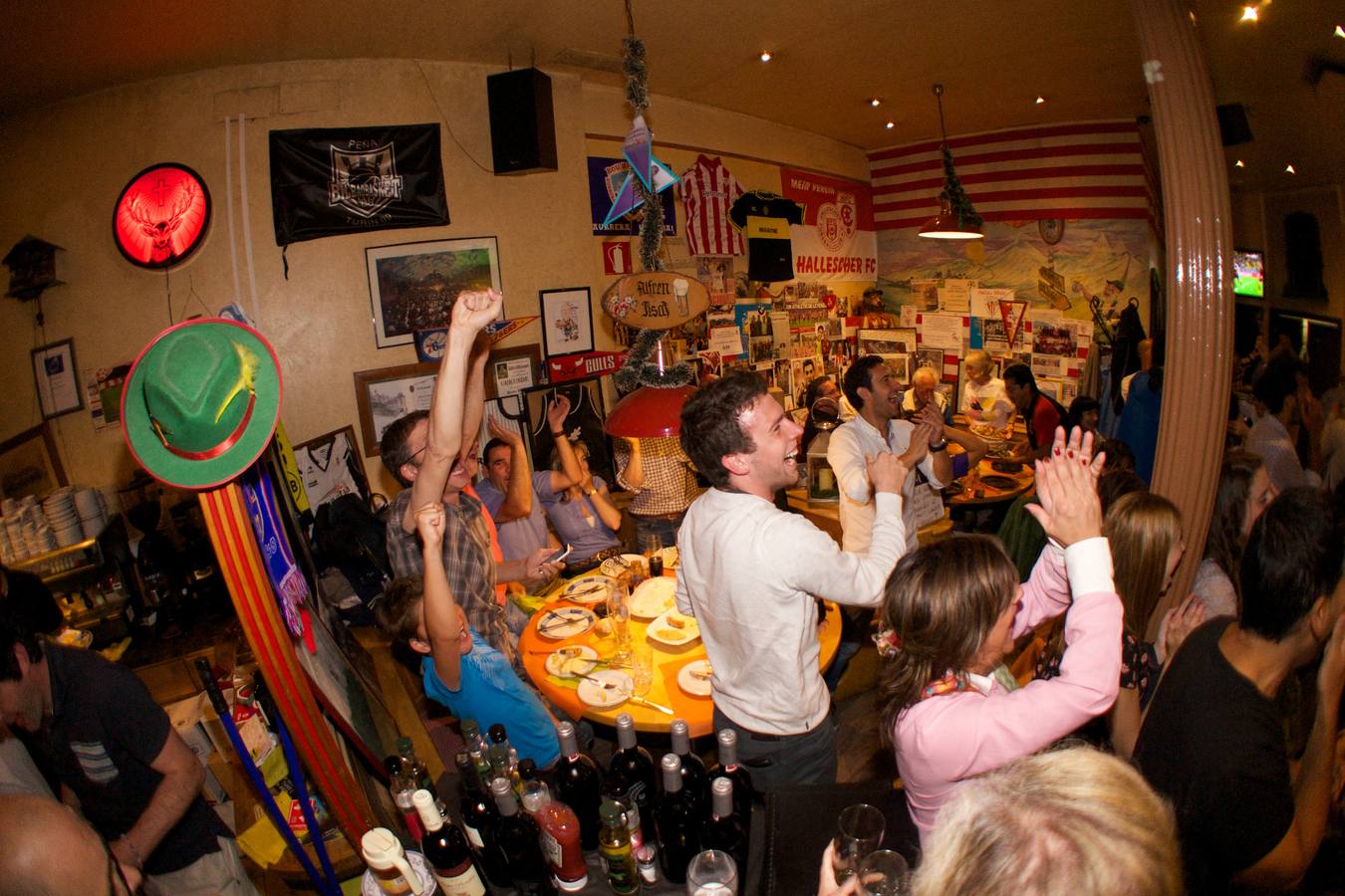 Así se vivió el partido de Alemania contra Brasil en el bar teutón de Bilbao