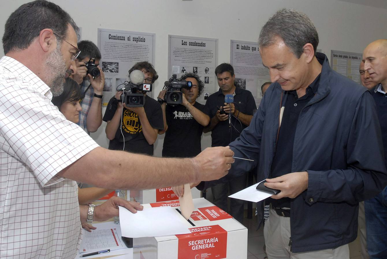 Zapatero, en León. El expresidente del Gobierno, José Luis Rodríguez Zapatero.