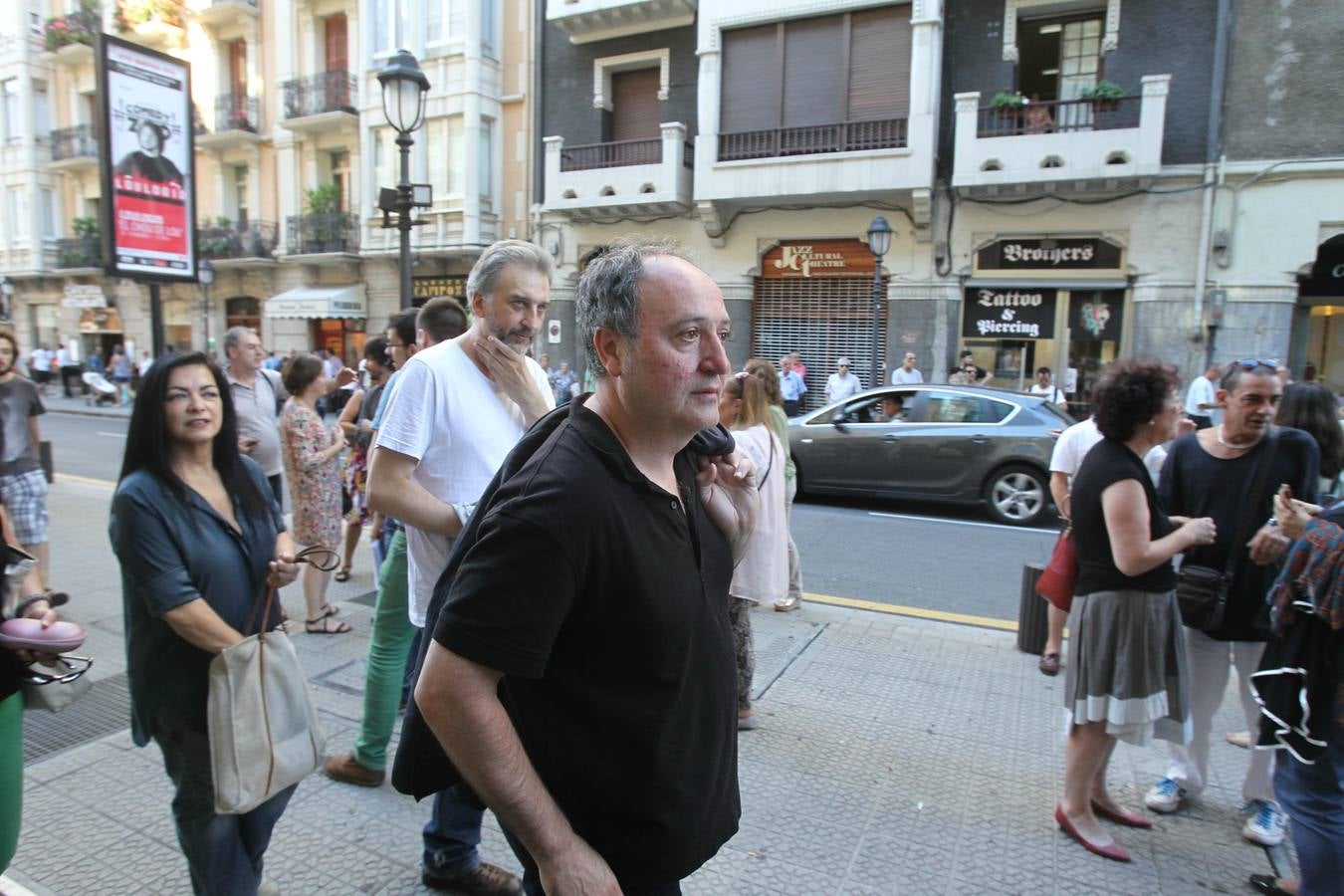 El mundo del cine, la televisión y el teatro acude a Bilbao a homenajear a Alex Angulo