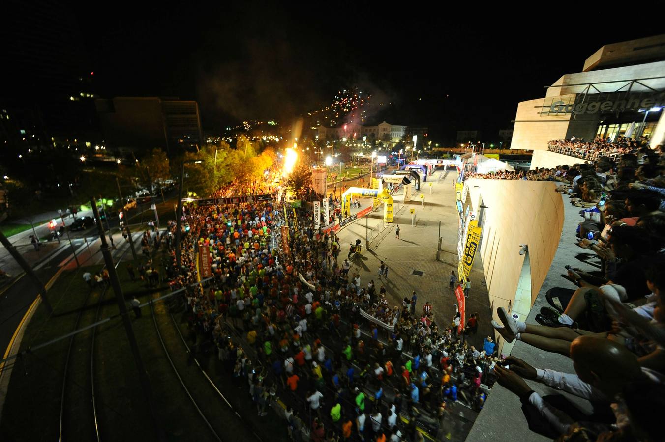 De maratón por Bilbao a la luz de las estrellas