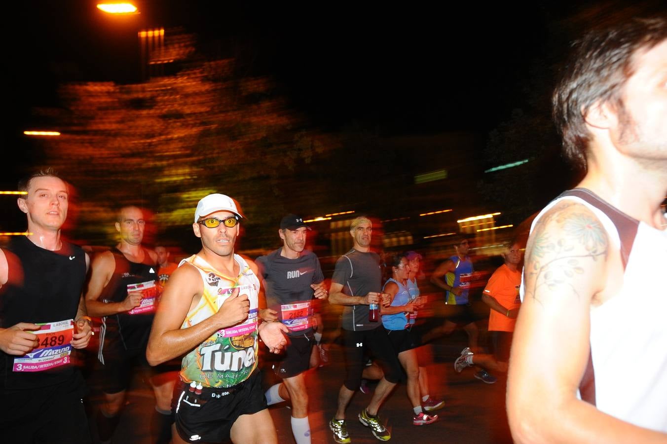 De maratón por Bilbao a la luz de las estrellas