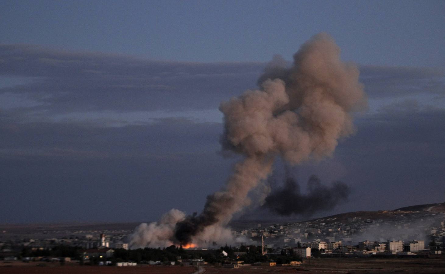 EE UU y Turquía echan una mano a Kobani