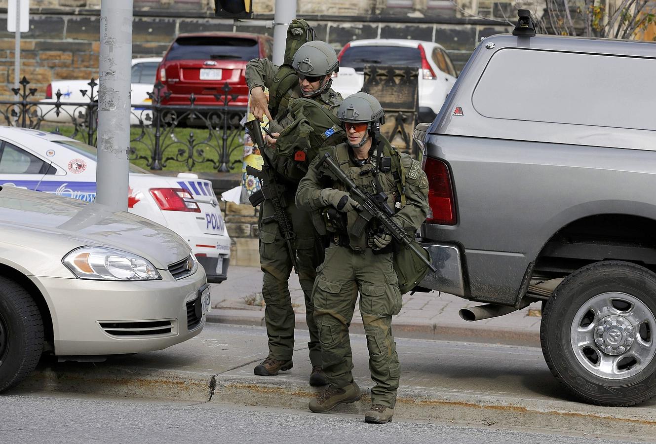 Alerta en Ottawa tras un tiroteo frente al parlamento