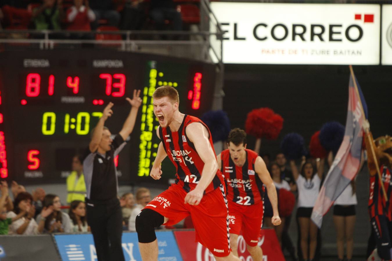 Las mejores imágenes del partido Laboral Kutxa-Bilbao Basket