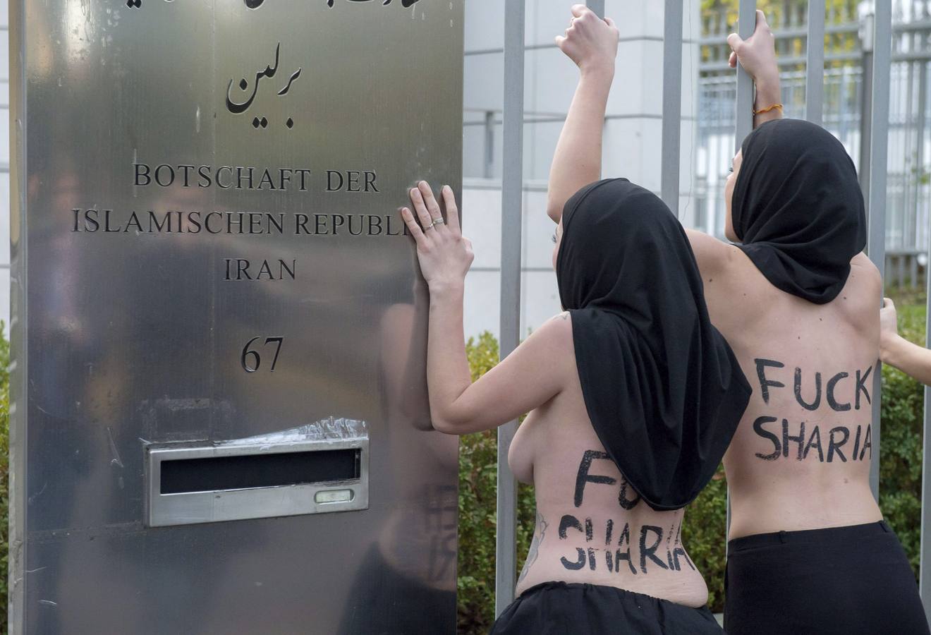 Protesta contra la ley islámica en Alemania