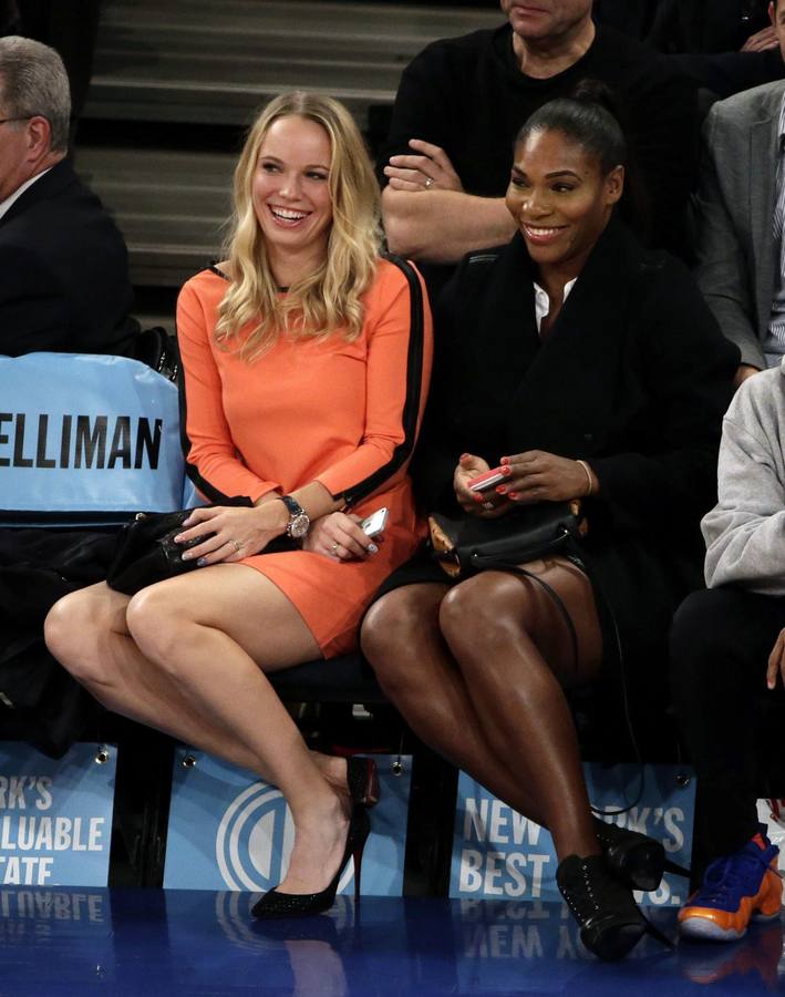 Las amigas son asiduas a los partidos de la NBA. En la imagen, en un partido de los Washington Wizards contra los New York Knicks a principios de este mes.